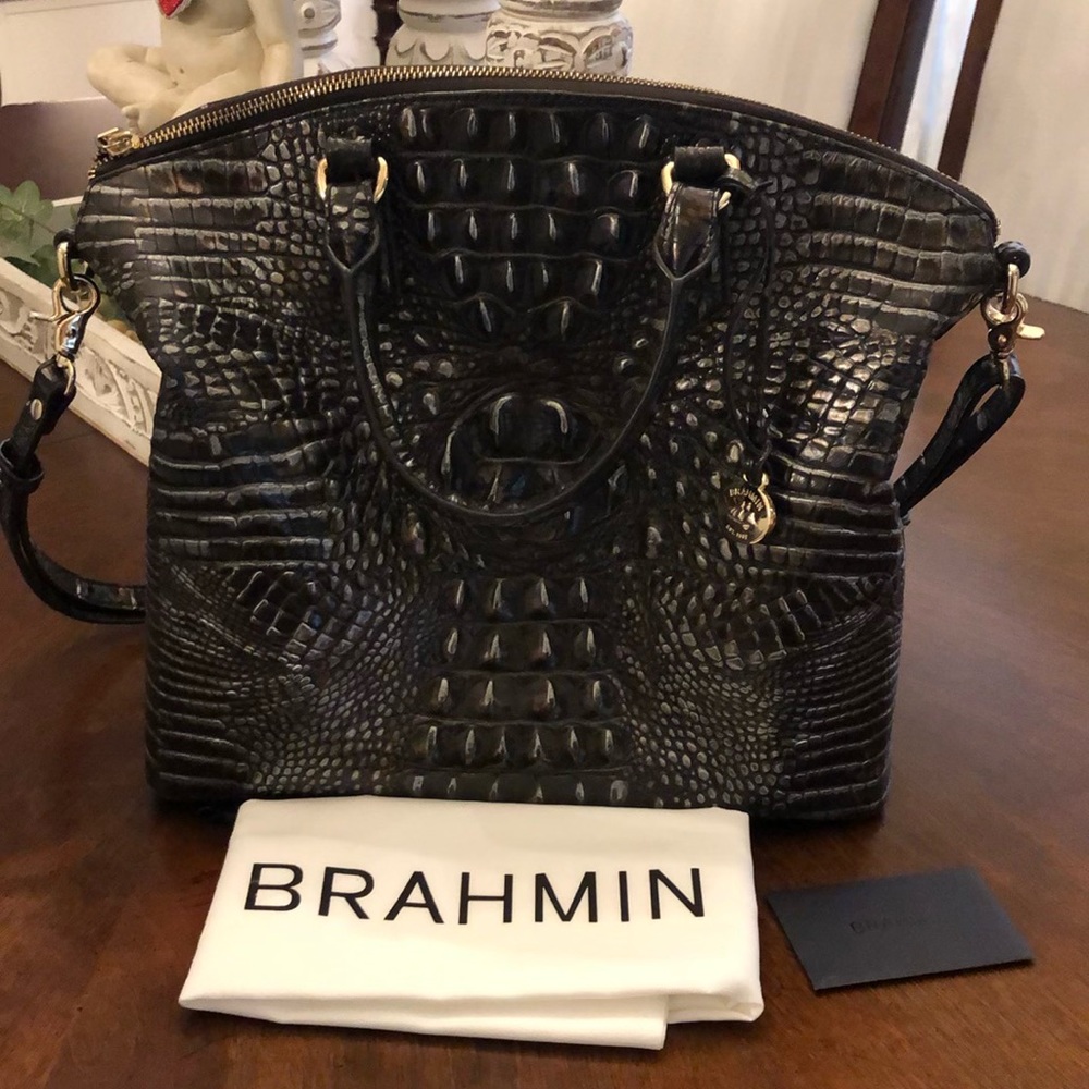 RARE Brahmin Large Duxbury in Ironwood